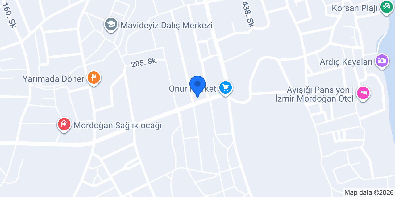 Mordoğan Yaşam Veteriner Kliniği konumu