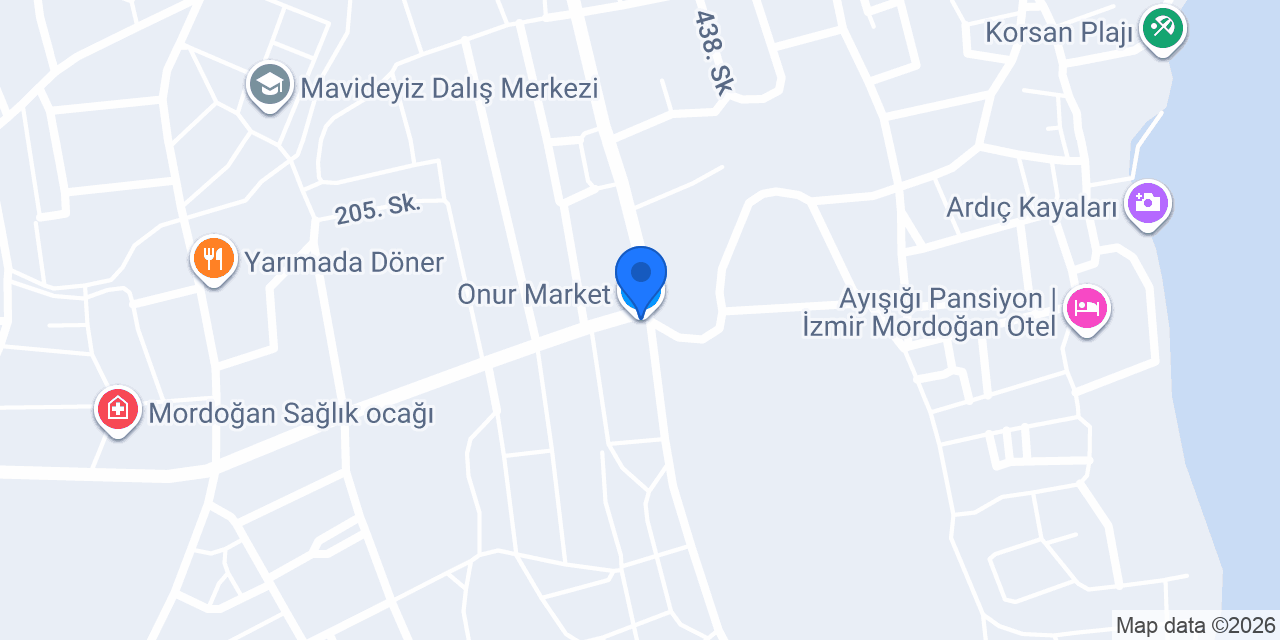 Onur Market konumu