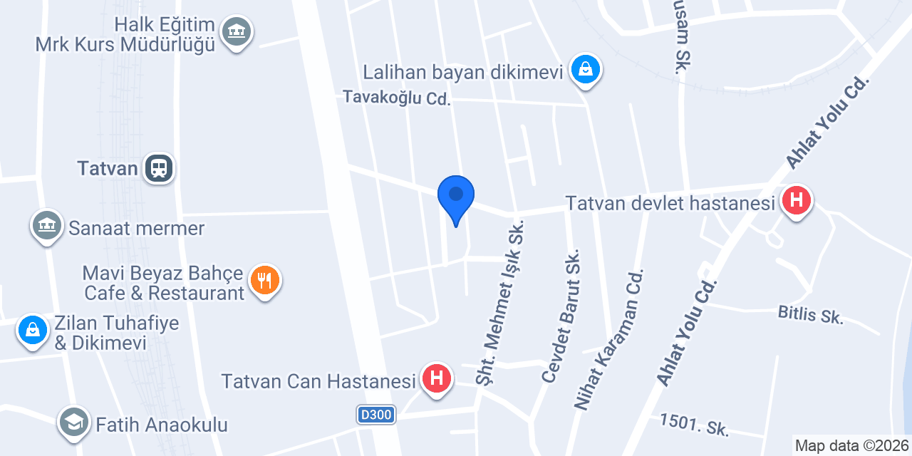 Vanilya Cafe Pastane konumu