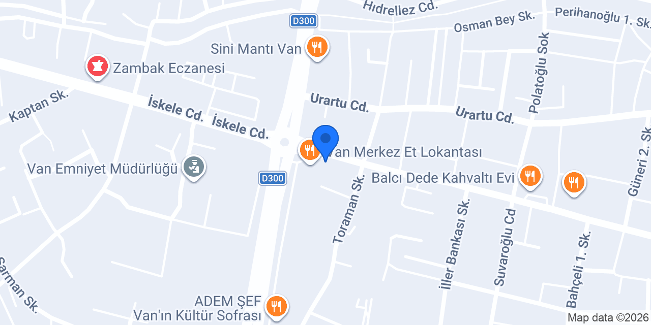 Van Avukat Sadık HANGÜL konumu
