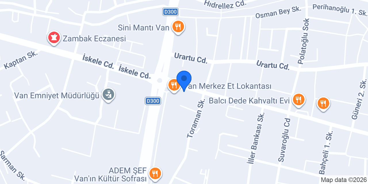 Ekan Yapı İnşaat Hafriyat Van konumu
