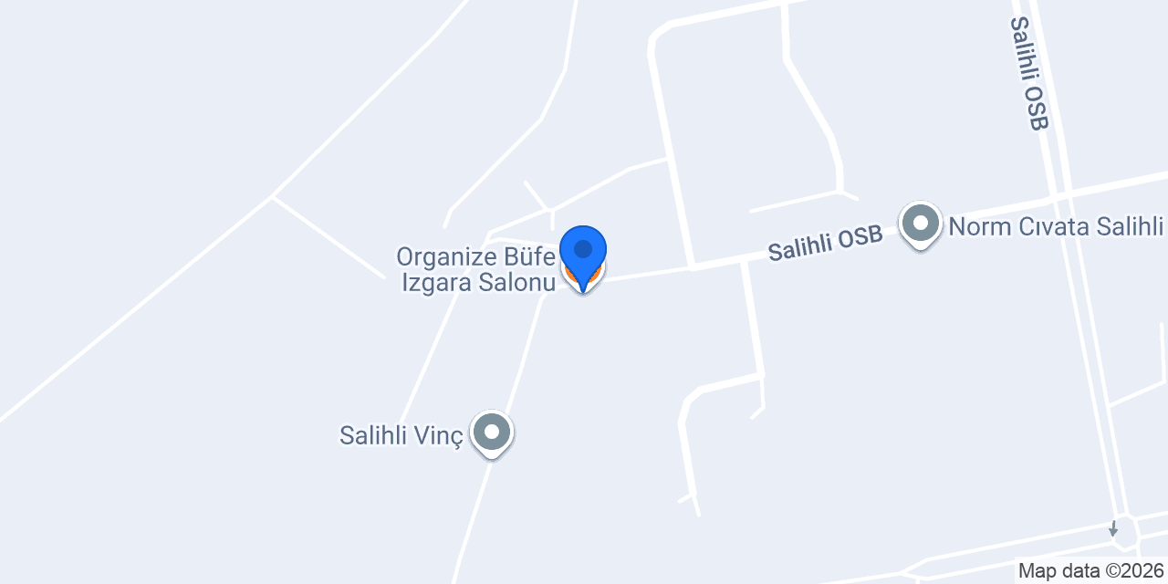 Organize Büfe Izgara Salonu konumu