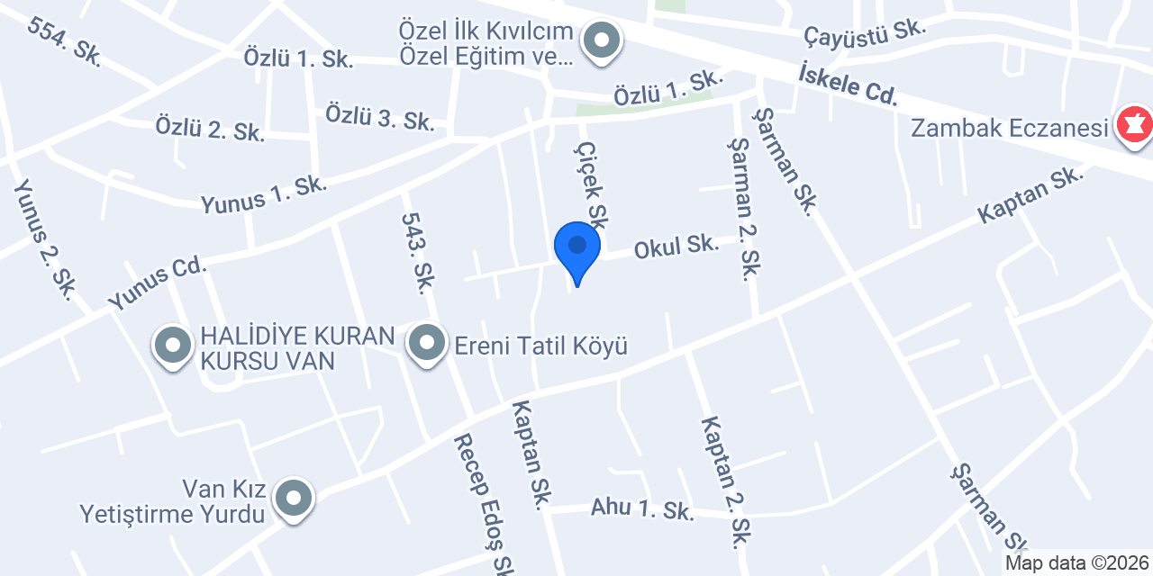 Özlem Pide & Lahmacun konumu