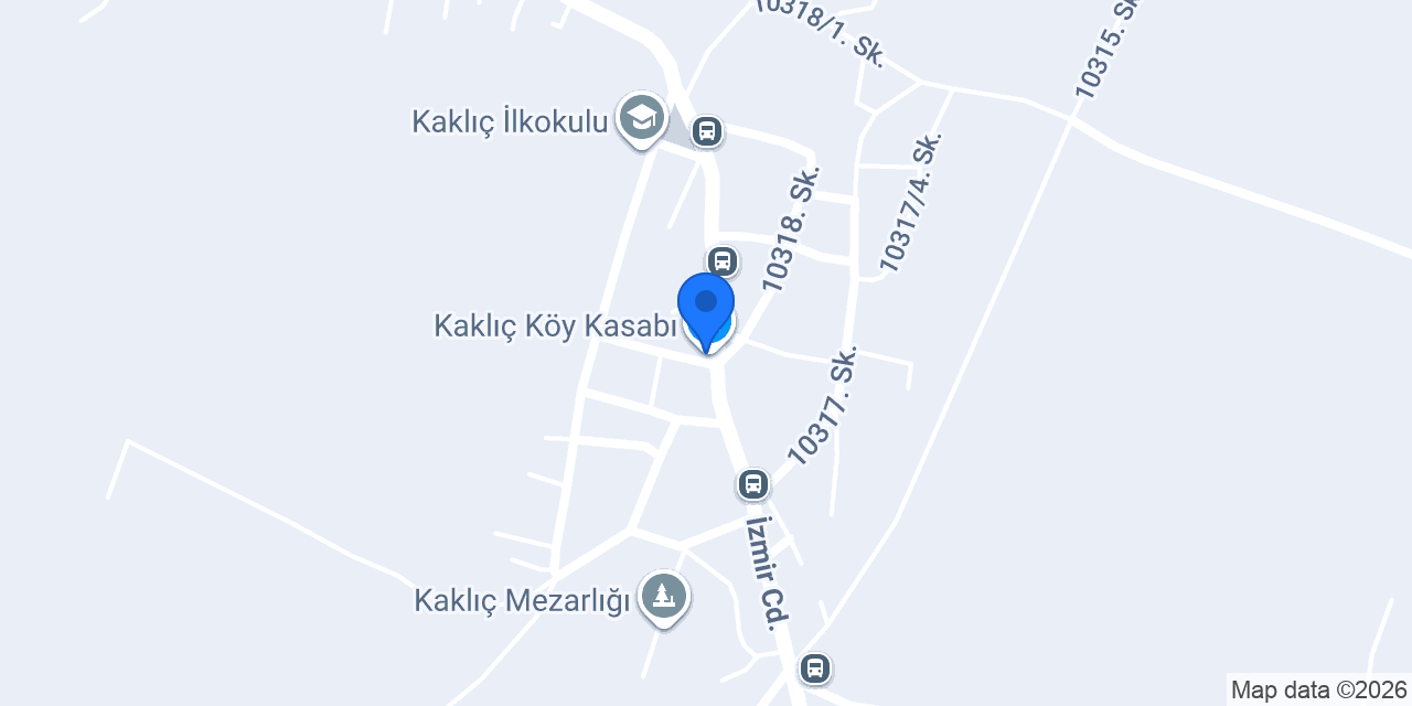 Kaklıç Köy Kasabı konumu