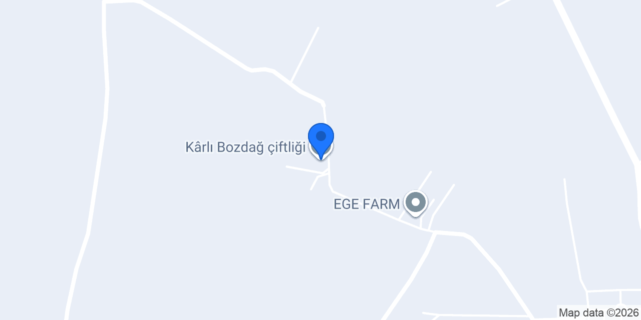 Kârlı Bozdağ çiftliği konumu