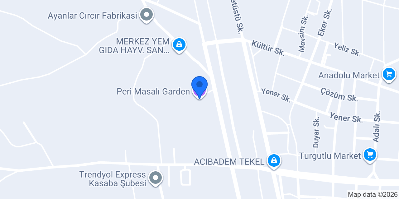 Peri Masalı Garden konumu