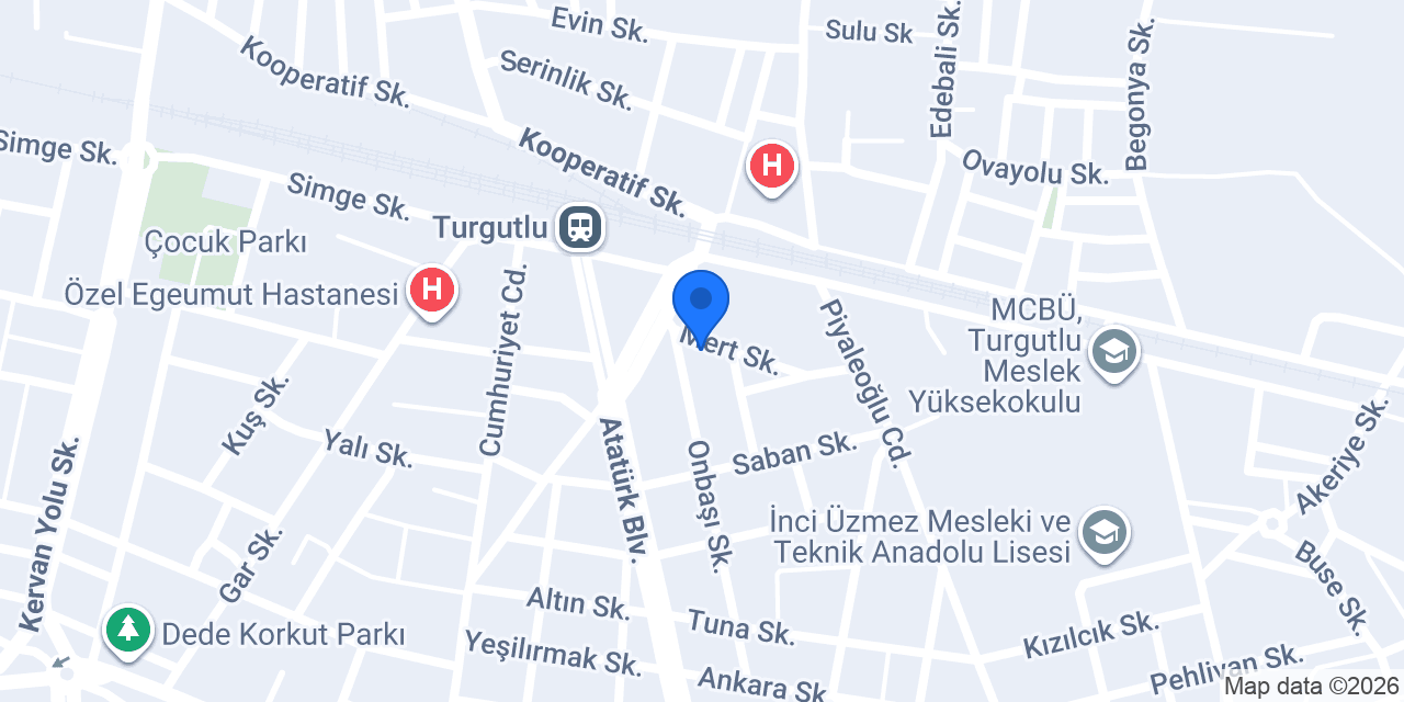 Çınaraltı Izgara Salonu konumu