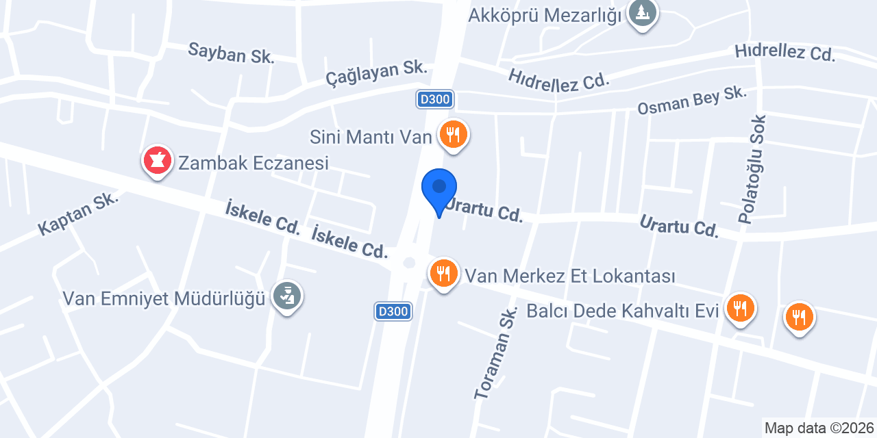 Van konumu