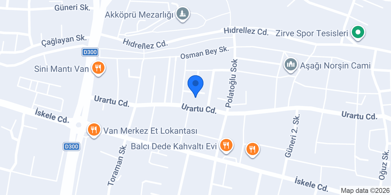 Van Gölü Elektirik konumu