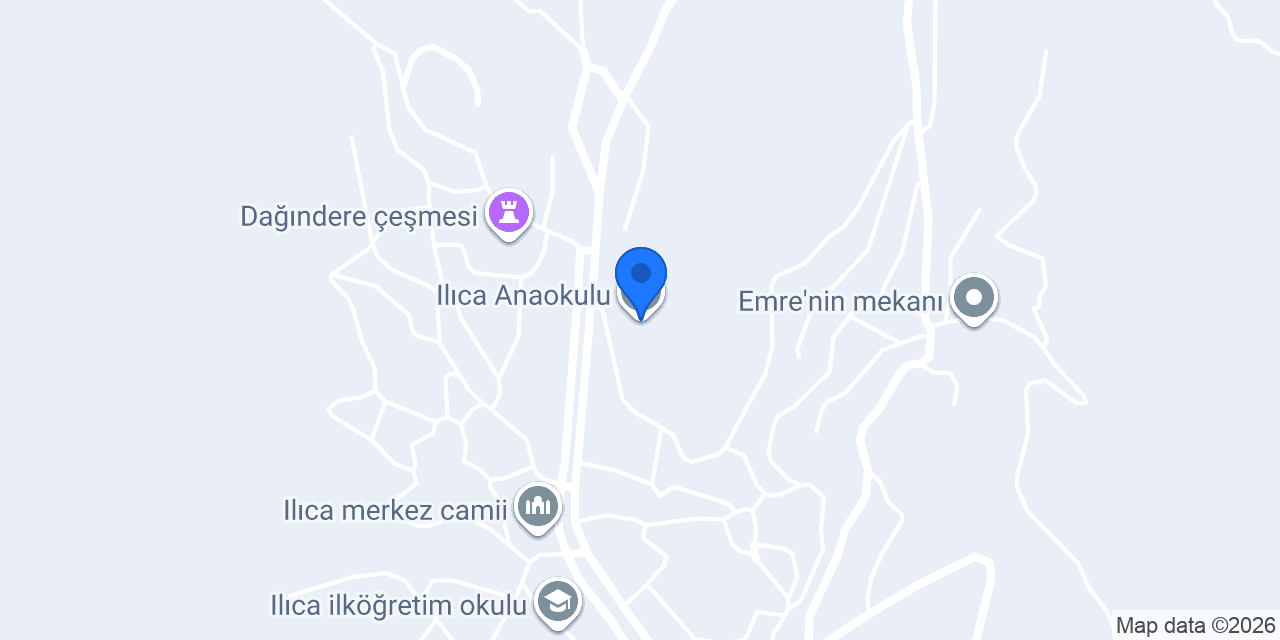 Ilıca Anaokulu konumu