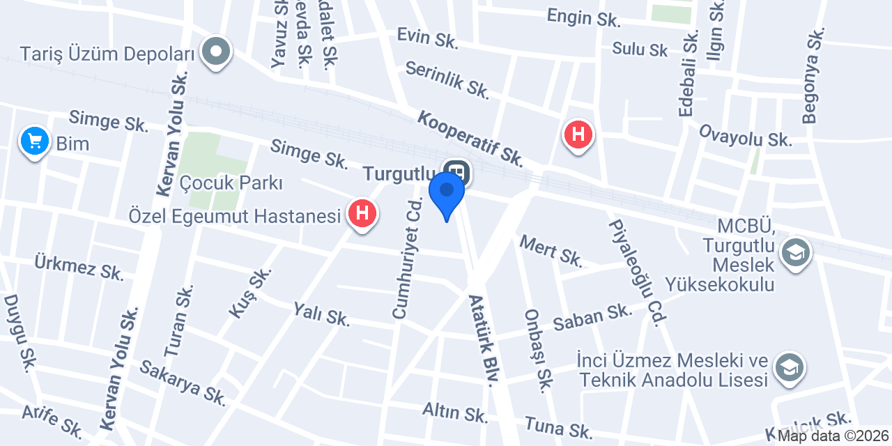 Elit Manisa Sürücü Kursu konumu
