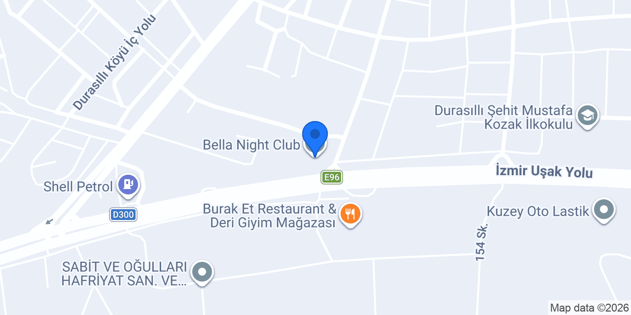 Bella Night Club konumu