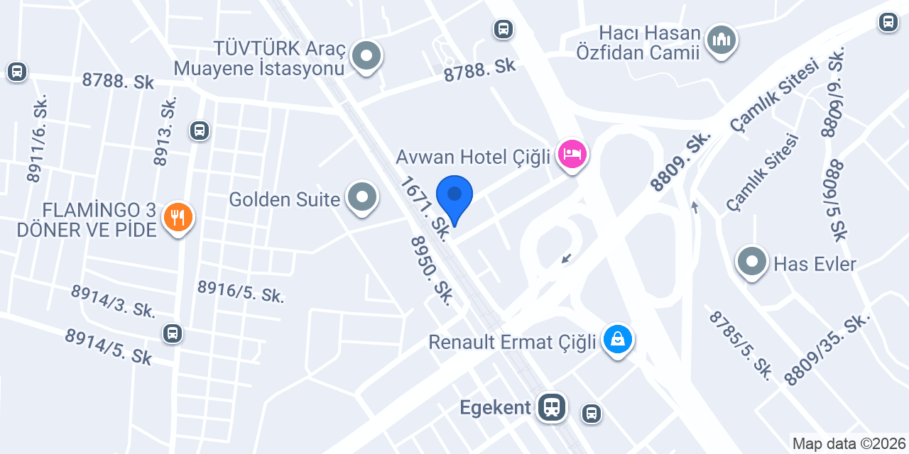 Akif Mobilya konumu