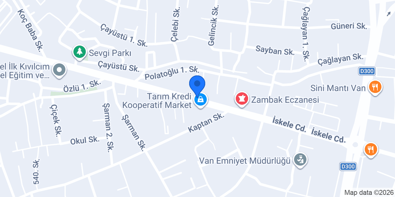 Hocaoğlu Pastanesi konumu