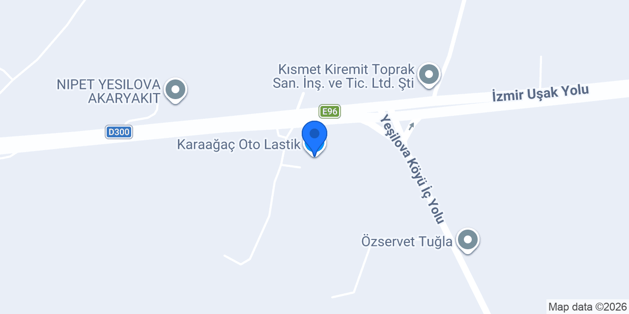 Karaağaç Oto Lastik konumu