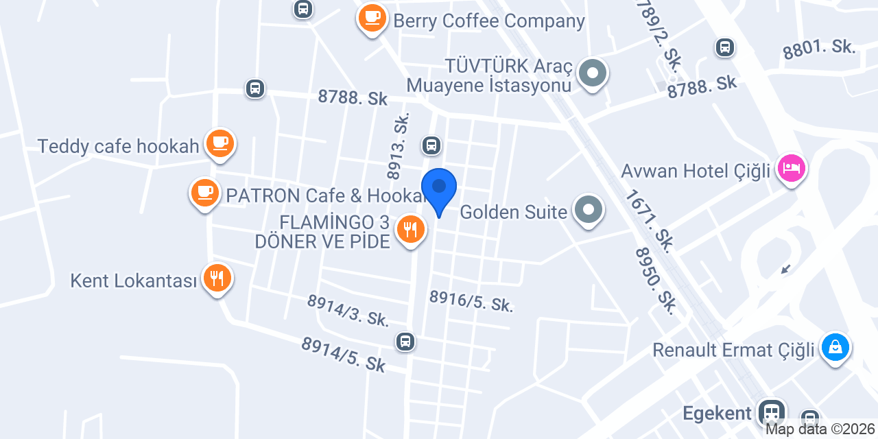 MAGİ Cafe&Restaurant konumu