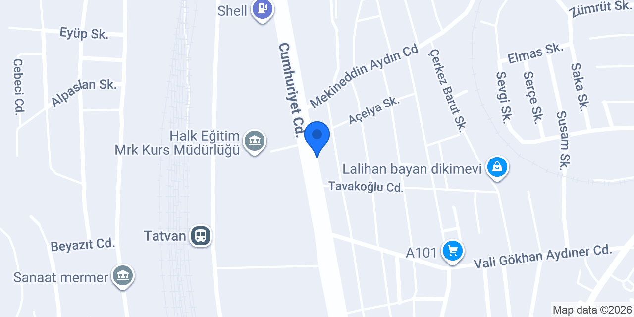 HAVİN GELİNLİK konumu