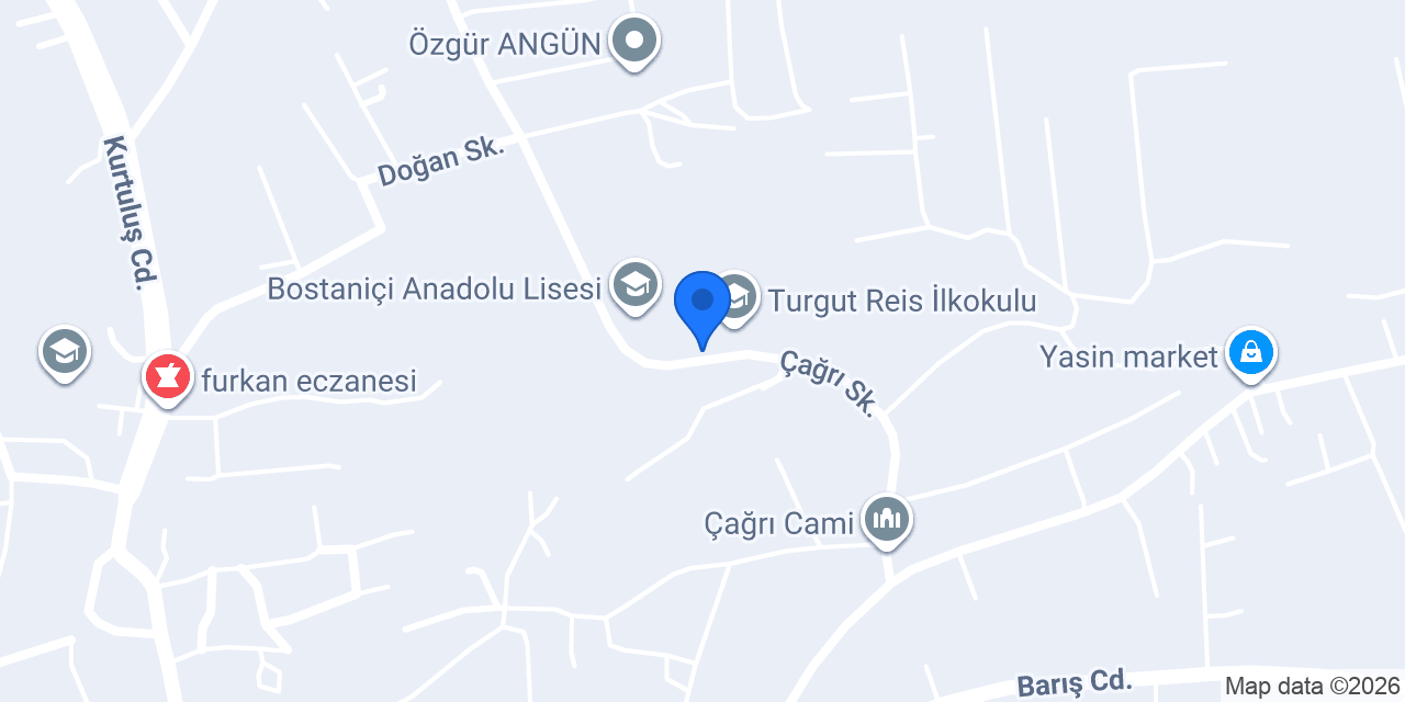 Bitat yemek fabrikası şube 2 konumu