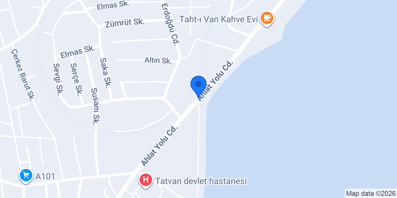 Tatvan mega pizza konumu