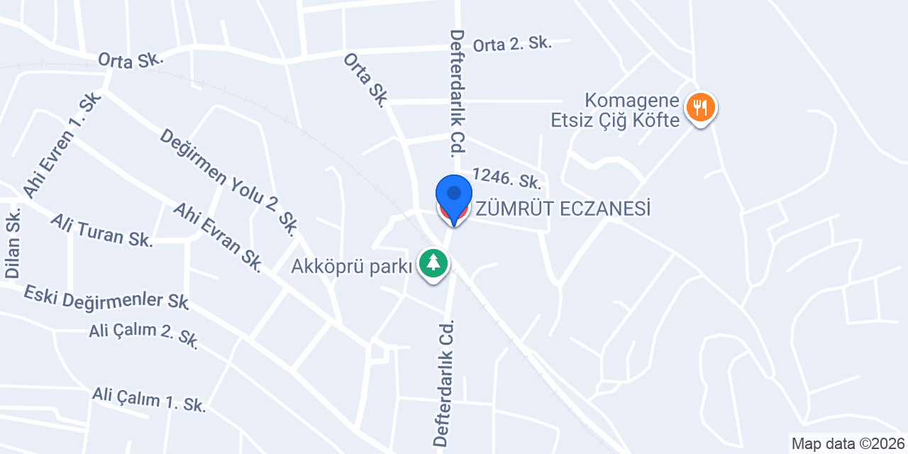 ZÜMRÜT ECZANESİ konumu