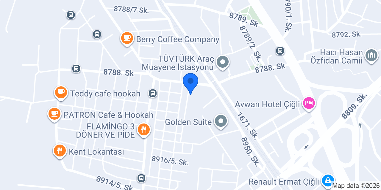 ROKET PAKET İZMİR konumu