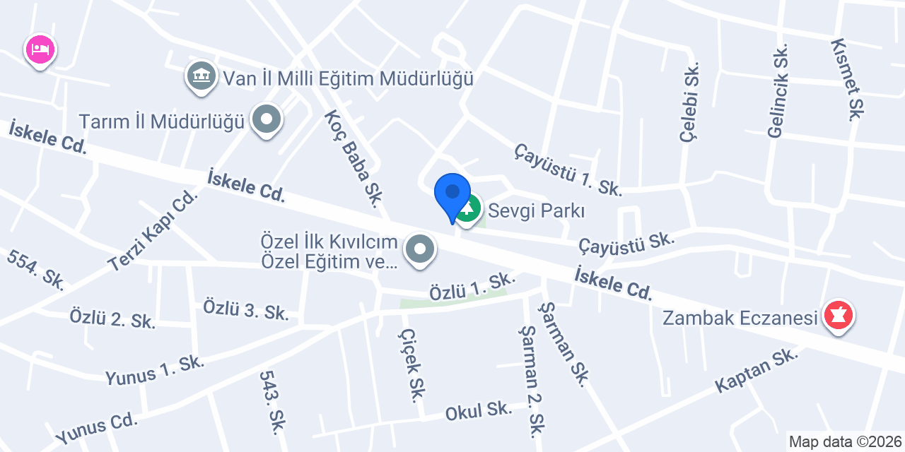 Celil Oto Lastik konumu
