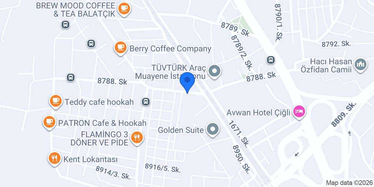 Artemis Coffee Art İzmir konumu
