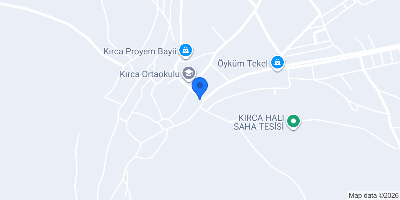 Kırca Sağlık Ocağı konumu