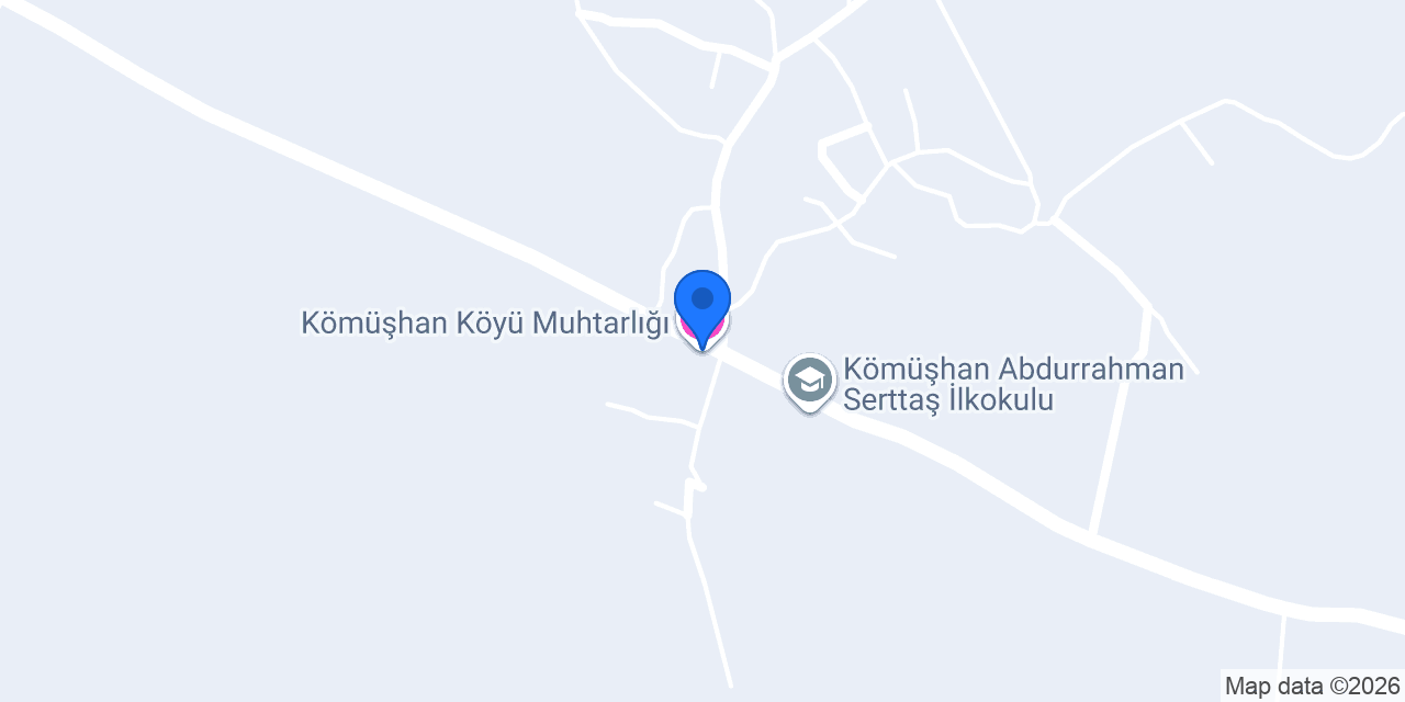Kömüşhan Köyü Muhtarlığı konumu