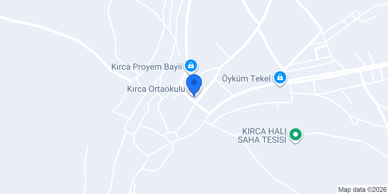 Kırca Ortaokulu konumu
