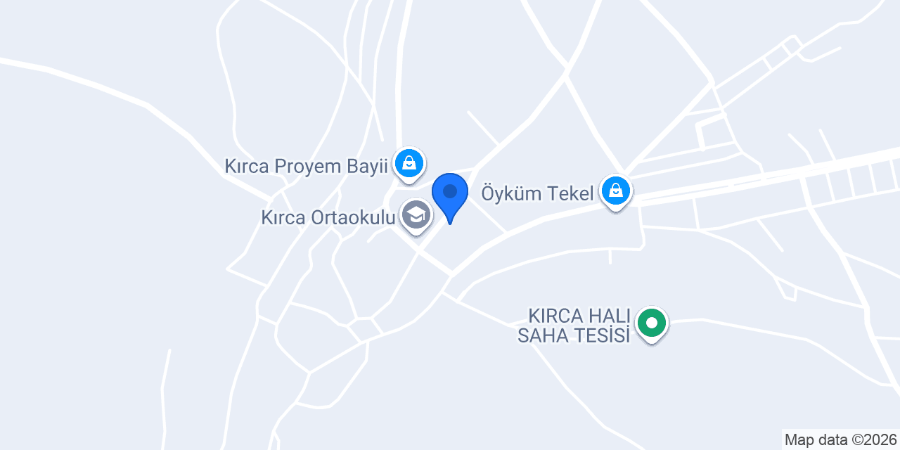 Kırca İlkokulu konumu