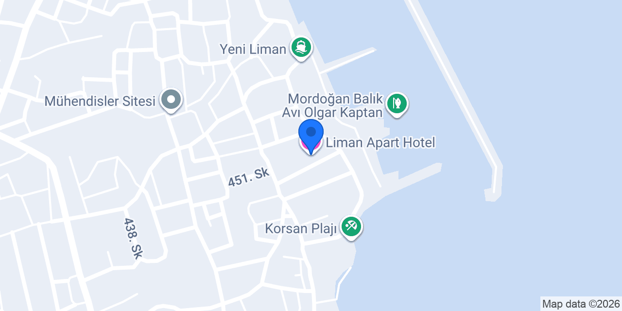 Liman Apart Hotel konumu