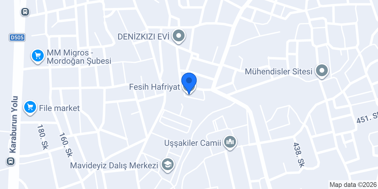 Fesih Hafriyat konumu
