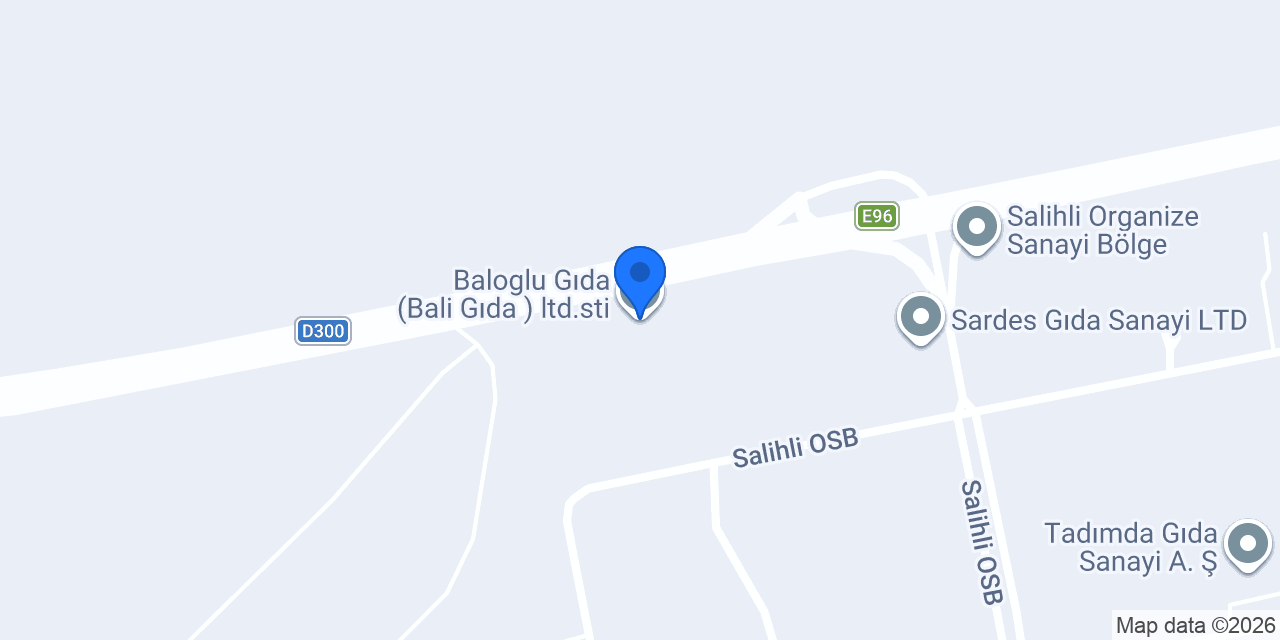 Baloglu Gıda (Bali Gıda ) ltd.sti. konumu