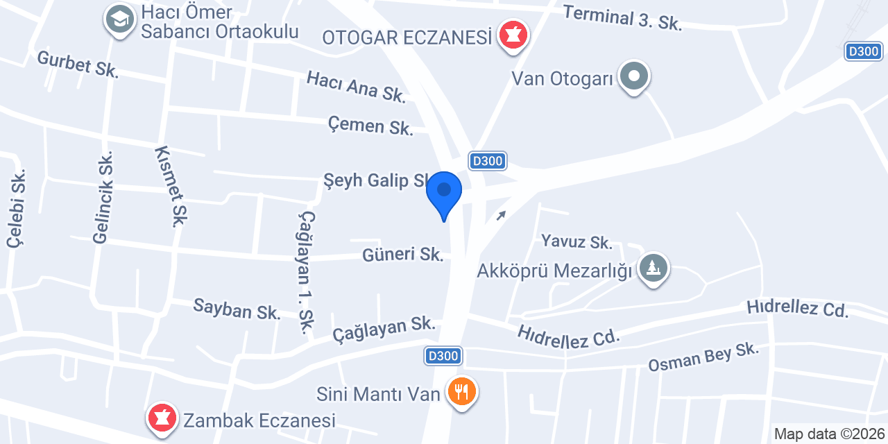 Güneş Emlak konumu