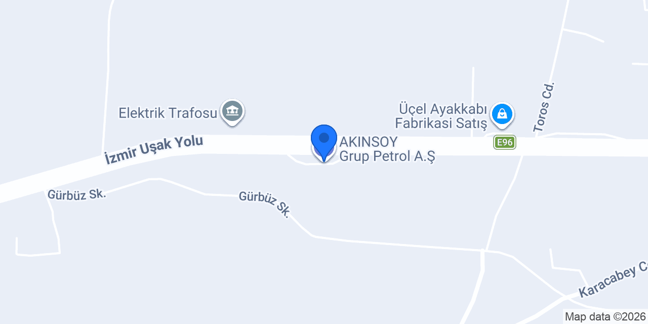 AKINSOY Grup Petrol A.Ş. konumu