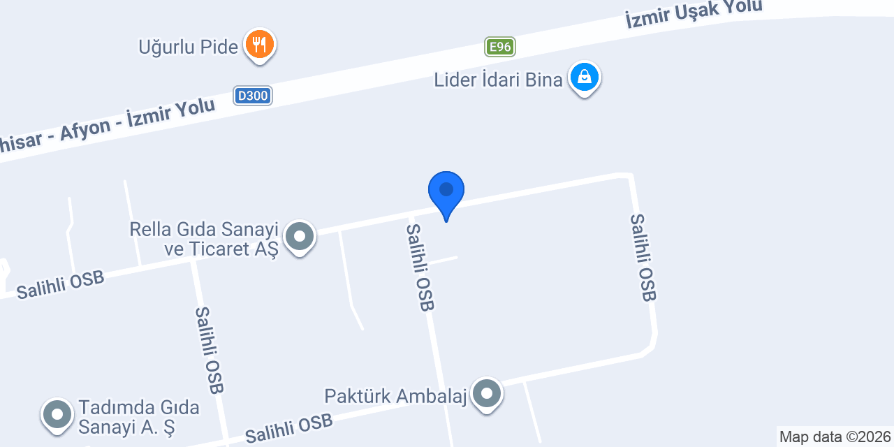 Bonita Gıda konumu