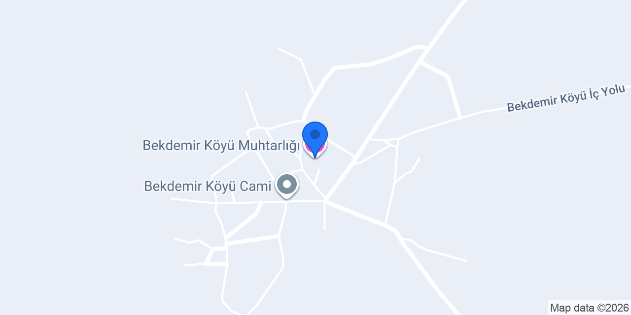 Bekdemir Köyü Muhtarlığı konumu