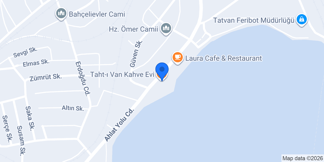 Taht-ı Van Kahve Evi konumu