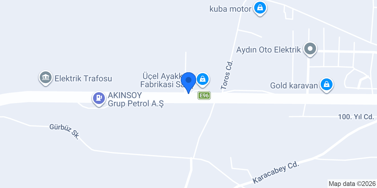 Calisco Kuvars Yüzeyler konumu