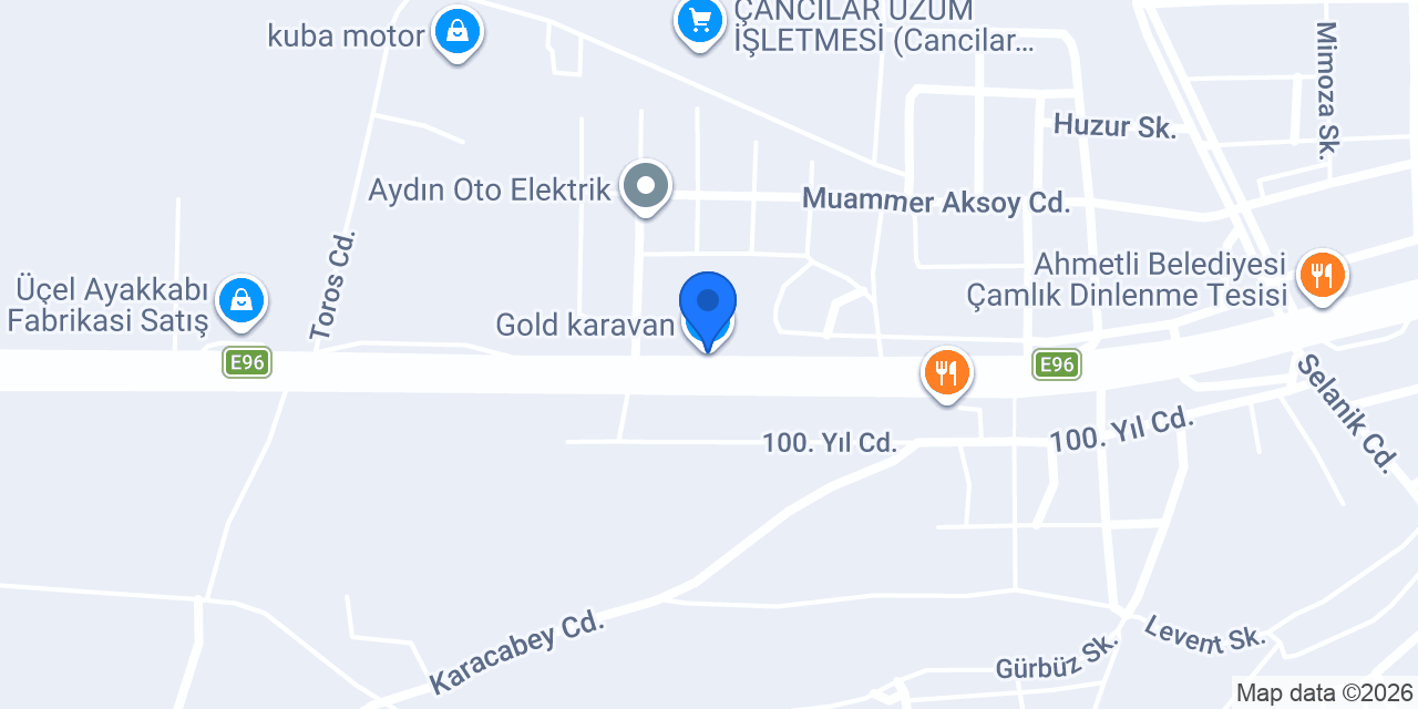 Gold karavan konumu