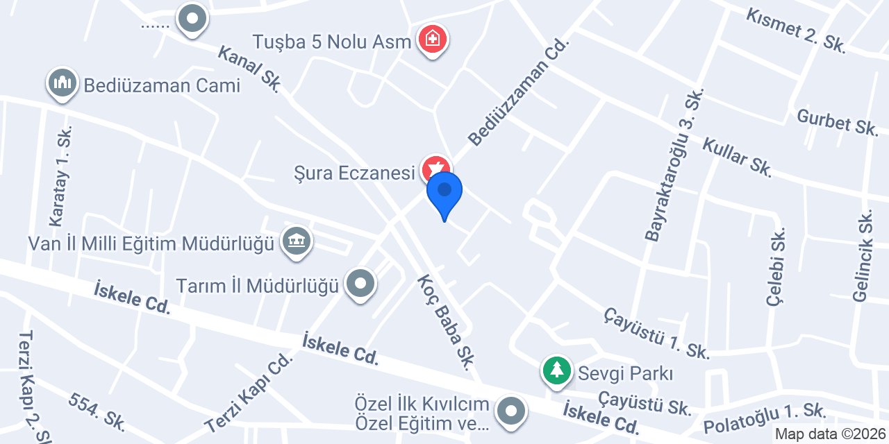 Çağatay Eczanesi konumu