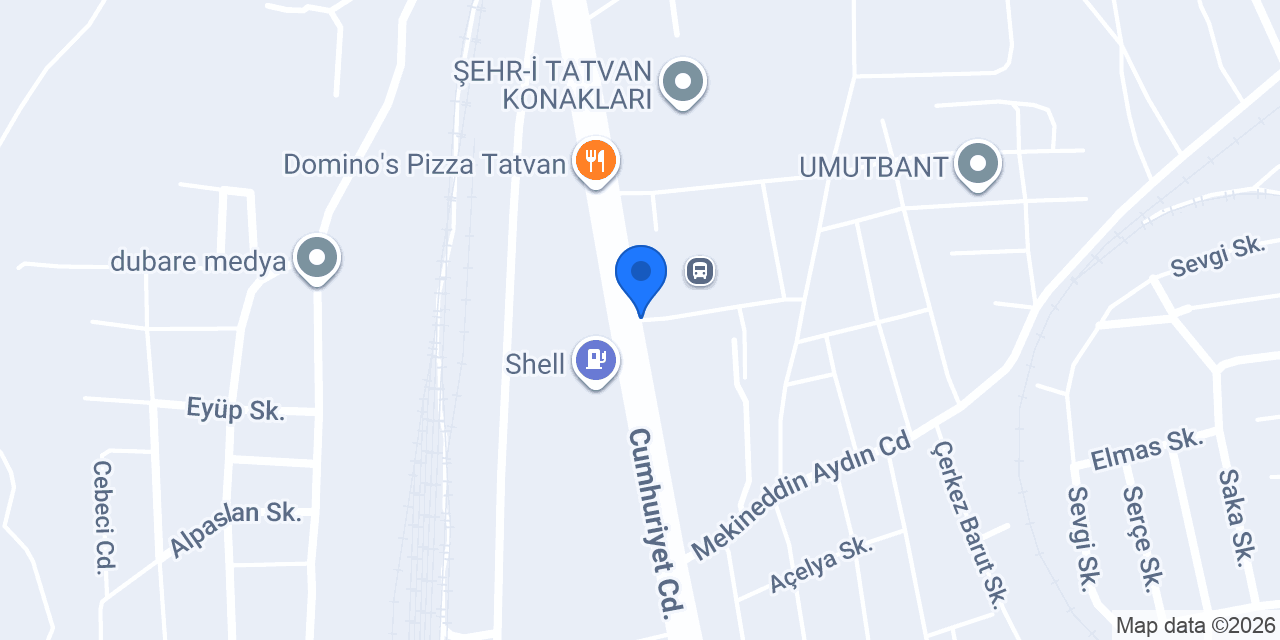Komagene Tatvan (Kültür mahallesi) konumu