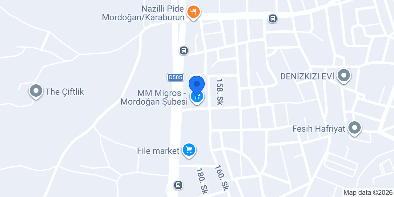 MM Migros - Mordoğan Şubesi konumu