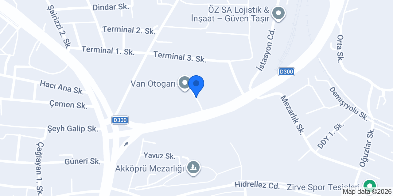 VAN KALESİ TURİZM konumu