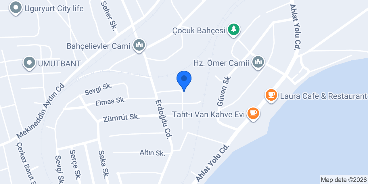Crater City Tatvan konumu