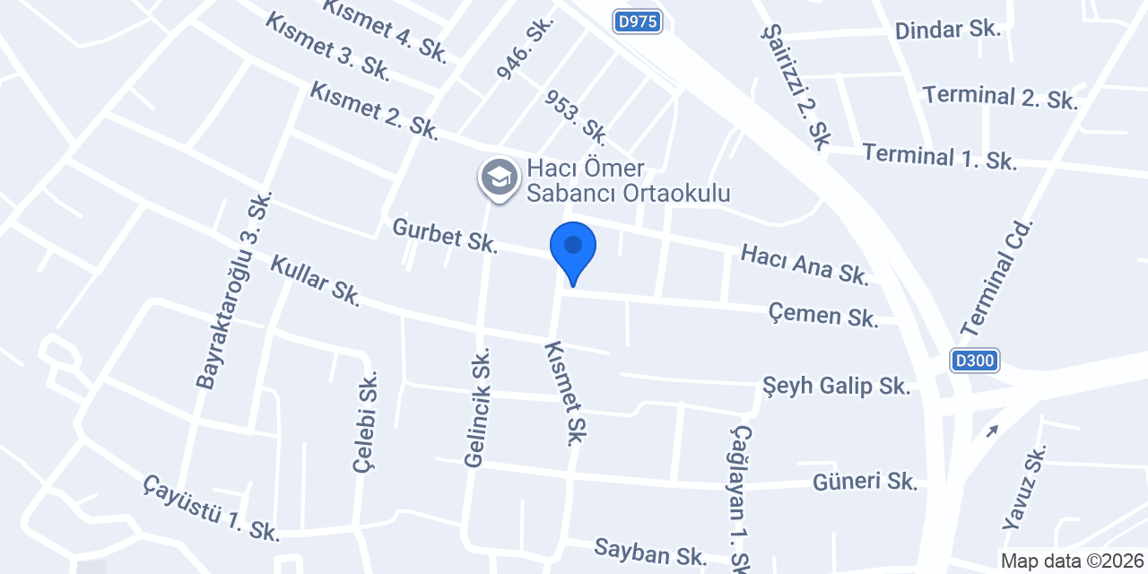 DEKOR CAM & ALÜMİNYUM SİSTEMLERİ konumu
