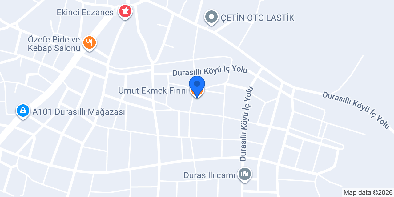 Umut Ekmek Fırını konumu