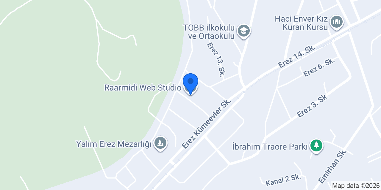 Raarmidi Web Studio konumu