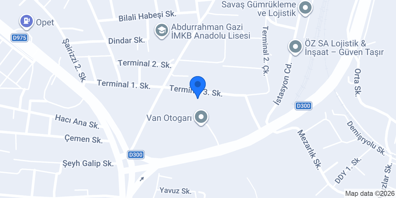 Özlem Van turizm konumu